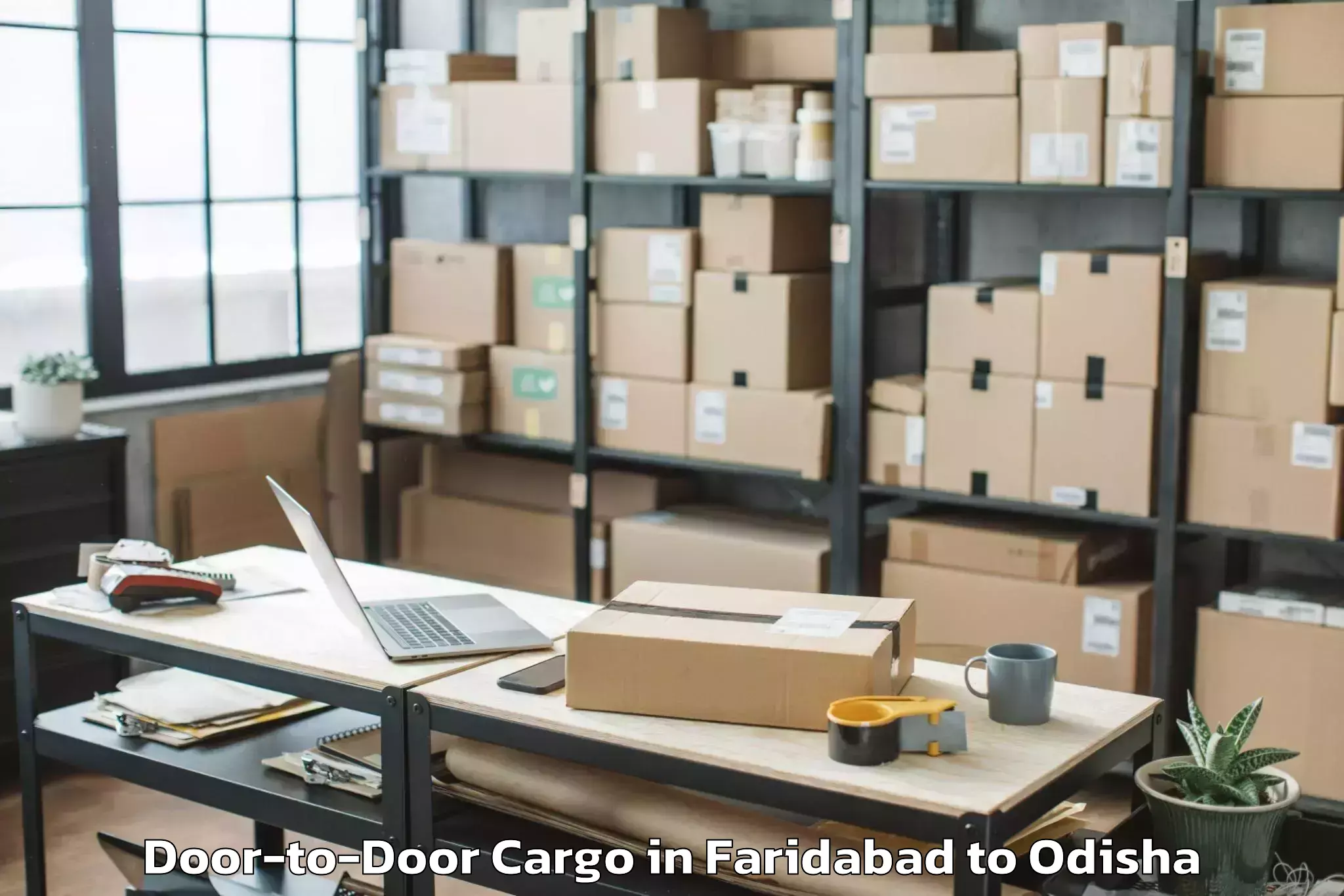 Efficient Faridabad to Raj Berhampur Door To Door Cargo